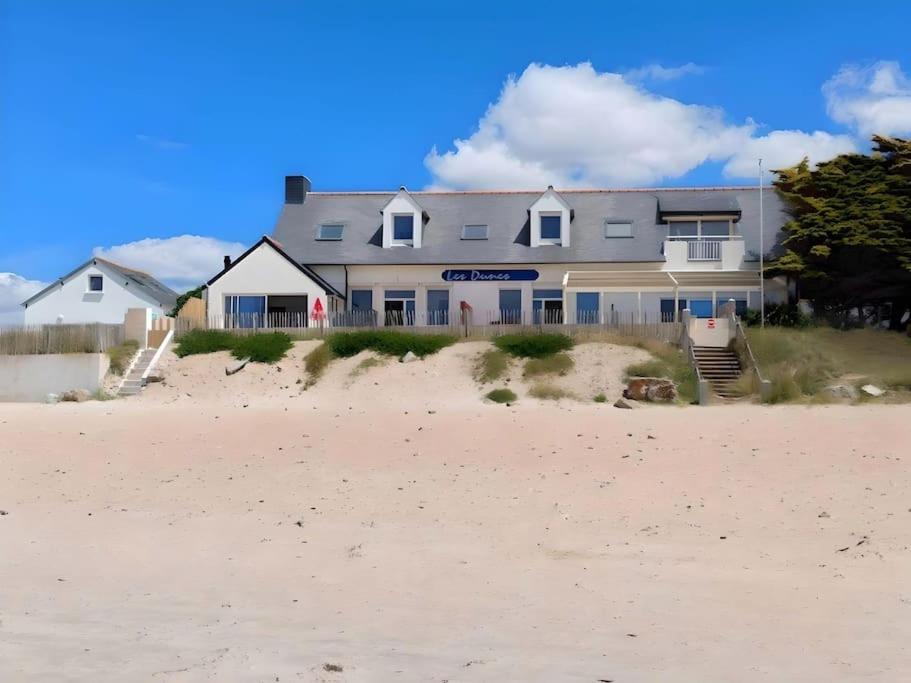 Appartement Pour 3 Personnes Sur La Plage Les Pieds Dans Leau Plonévez-Porzay Buitenkant foto