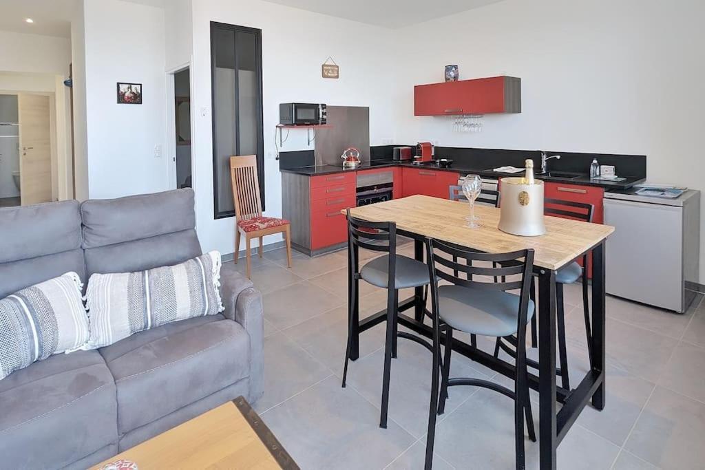 Appartement Pour 3 Personnes Sur La Plage Les Pieds Dans Leau Plonévez-Porzay Buitenkant foto