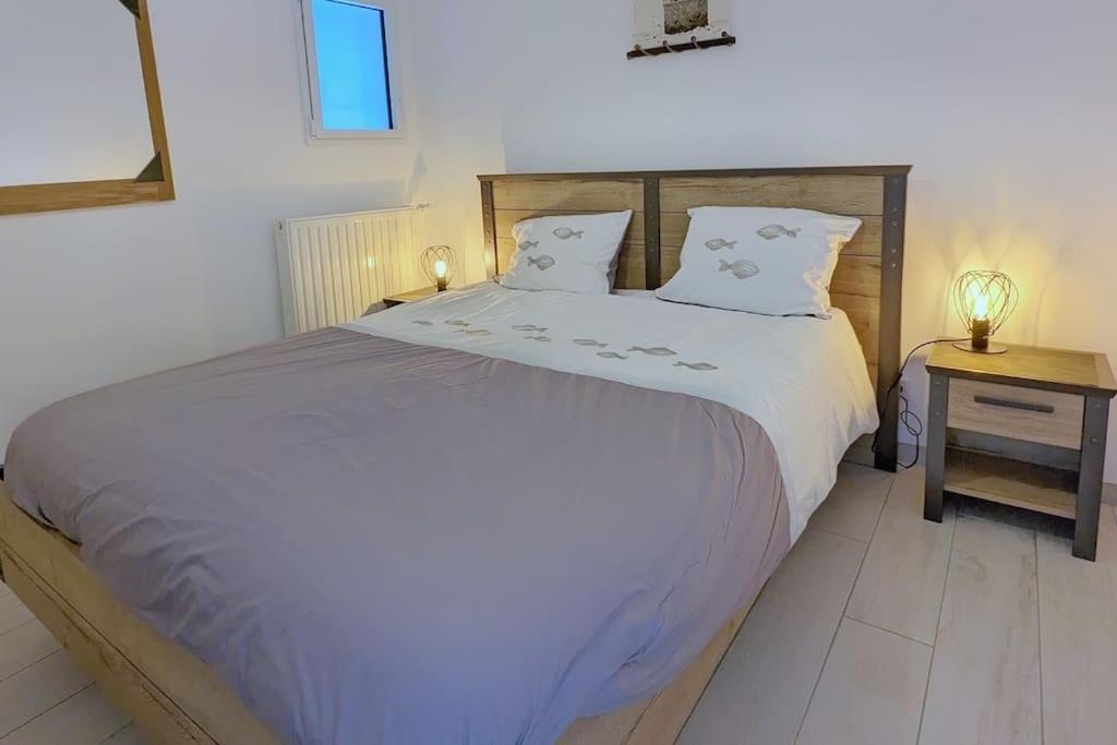 Appartement Pour 3 Personnes Sur La Plage Les Pieds Dans Leau Plonévez-Porzay Buitenkant foto